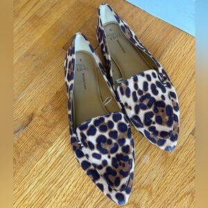 Time and Tru Animal Print Flats